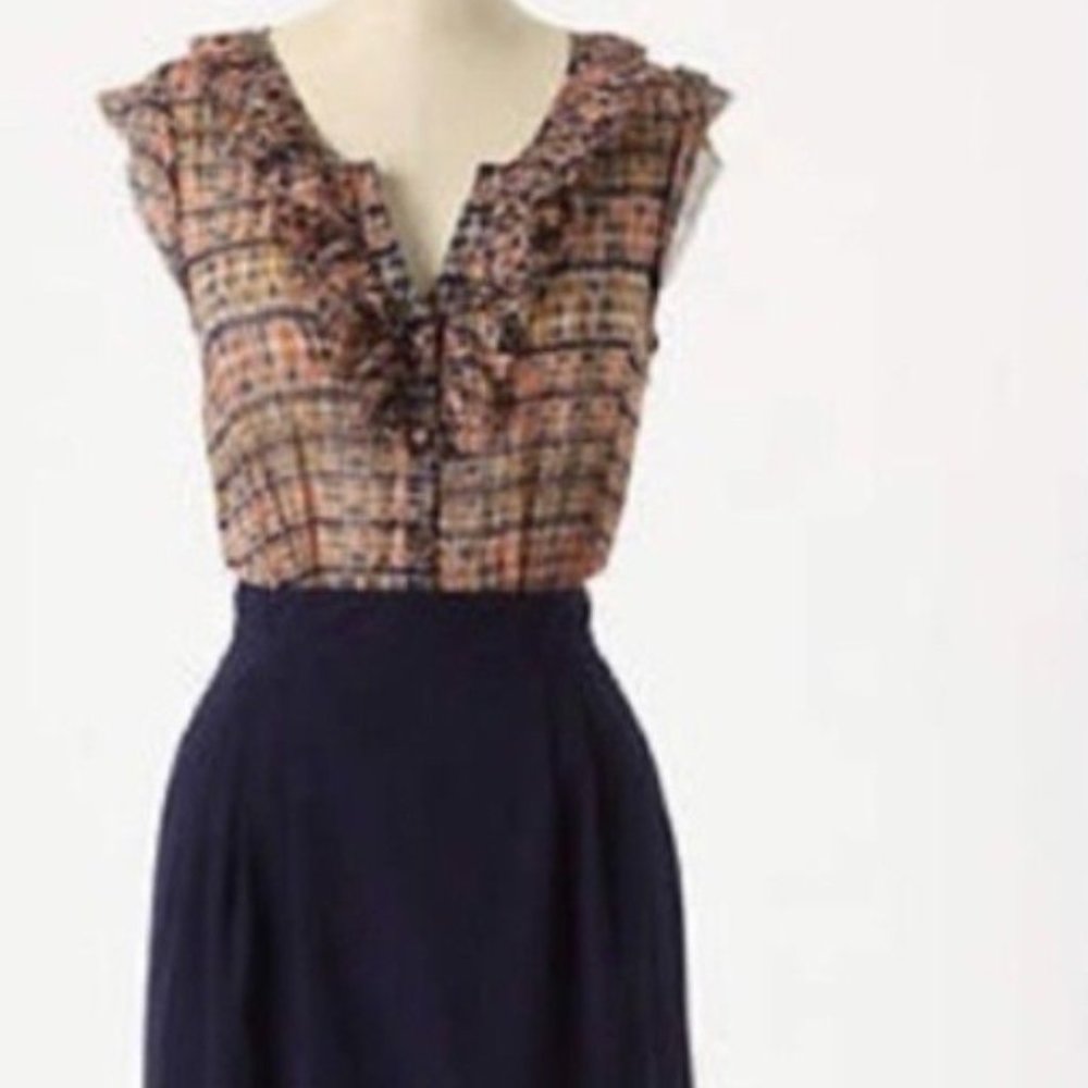 NWOT Anthropologie Maeve Awaiting Wings Dress Sz 8
